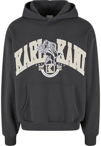 Thumbnail for Karl Kani OG Eagle Print OS Hoodie Anthracite/lightsand im Sale