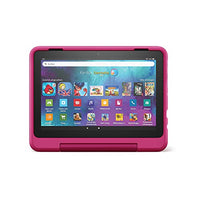 Thumbnail for The new Fire HD 8 Kids Pro tablet, 8-inch HD display, for children ages 6 to 12, 30% faster processor, 13 hours of battery life, kid-friendly case, 32 GB (2022), rainbow design on sale