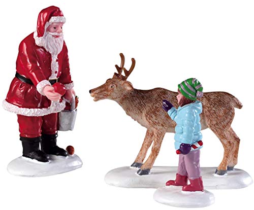 Lemax 92752 - Reindeer Goodies Set of 3 - Reindeer Treats - Small Christmas Figurines for Decorating on Sale