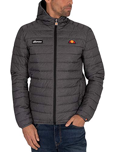 ellesse Men's Lombardy Jacket, Dark Grey Marl, XS EU on Sale