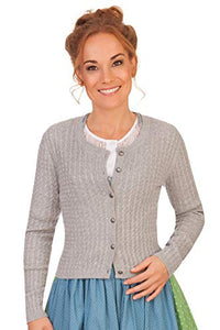 Thumbnail for Hammerschmid Trachten Strickjacke - REIT - hellgrau im Sale