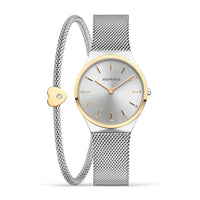 Thumbnail for BERING Women's Watch Quartz Movement - Classic Collection with stainless steel and sapphire crystal 12131-014-GWP on sale