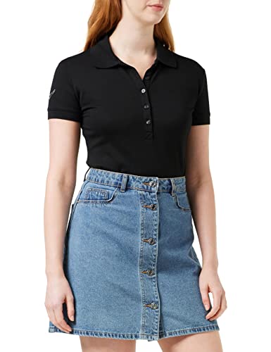 Trigema Damen 526611 Poloshirt, Schwarz (schwarz 008), (Herstellergröße: L) im Sale