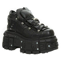 Thumbnail for New Rock M-TANK106-C2 Unisex Schwarz 100% Leder Gote Plateau Punk Mode Stiefeletten Schuh 41 im Sale