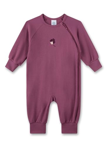 Sanetta Mädchen-Overall Lila | Praktischer und bequemer Strampler aus Baumwoll-Viskose-Mix für Mädchen. Baby Overall 080 im Sale