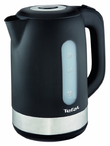 Tefal KO3308 Kunststoff - Edelstahl Wasserkocher | Anti-Kalk Filter | 2.400 Watt | Assistierende Deckelöffnung | 1.7 | schwarz im Sale
