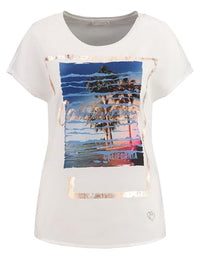 Thumbnail for KEY LARGO Damen Californiacation Round T-Shirt, White (1000), EU im Sale