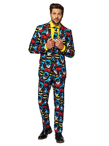 OppoSuits Konzessioniert Superheld Halloween Anzüge für Herren - Komplettes Set: Jackett, Hose und Krawatte im Sale