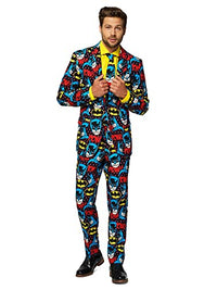 Thumbnail for OppoSuits Konzessioniert Superheld Halloween Anzüge für Herren - Komplettes Set: Jackett, Hose und Krawatte im Sale