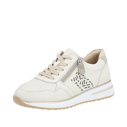 Remonte women's D1G00 sneakers, off-white/pearl/shell/off-white / 81, EU on sale