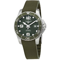 Thumbnail for Longines HydroConquest Automatic Men's Watch, Green Dial, Green, Diving Watch on Sale