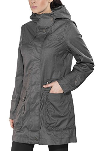 Finside Joutsen graphit melange Damen Zip In Outdoor Parka im Sale