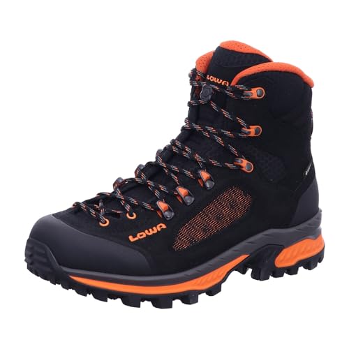 LOWA Stiefel mittel CORVARA GTX MID schwarz/orange 43.5 im Sale