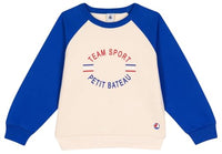 Thumbnail for Petit Bateau A0BII Langarm-Sweatshirt Jungen Avalanche/Calvin 12 Jahre im Sale