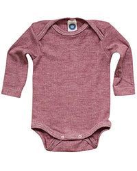 Thumbnail for Cosilana, Baby Body Langarm,45% KBA Baumwolle, 35% kbT Wolle, 20% Seide (86/92, Natur) im Sale