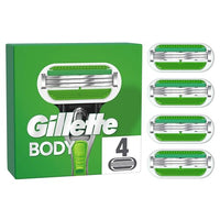 Thumbnail for Gillette Körperrasierer Herren, 4 Körperrasierklingen mit Dreifachklinge