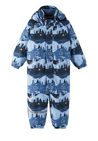 Thumbnail for Reima Baby Winteroverall Tuohi, wasserdichter Schneeanzug für Mädchen und Jungen, warmer Winteranzug für Kinder mit Fußschlaufen und Reflektoren Blue Forest 086 im Sale