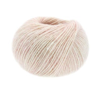Thumbnail for LANA GROSSA Natural Alpaca Pelo | Fluffy net yarn structure made of cotton filled with baby alpaca fibers and Merino virgin wool | 50g wool for knitting & crocheting | 125m yarn on sale