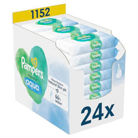 Thumbnail for Pampers Baby Feuchttücher Harmonie, Aqua, 1152 Tücher (24 x 48), sanfter Hautschutz für zarte Haut mit 99% Wasser im Sale