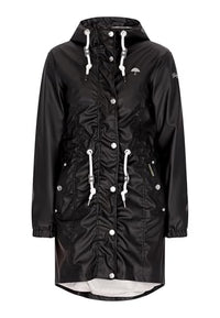 Thumbnail for Schmuddelwedda Damen Regenmantel, S, Schwarz im Sale
