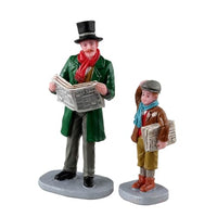Thumbnail for Lemax Merry Newsboy | Set of 2 on sale
