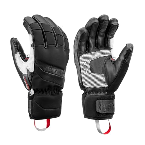 LEKI Griffin Base 3D Handschuhe, Black, im Sale