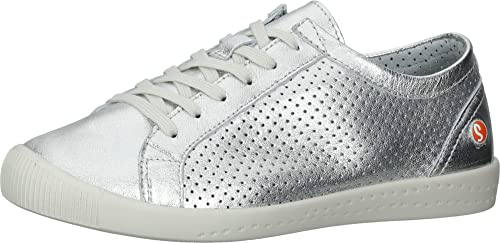 Softinos Damen Sneakers, Frauen,Low-Top Sneaker,lose Einlage,Freizeit,sportlich,Halbschuhe,straßenschuhe,Strassenschuhe,Weiß (White),41 im Sale