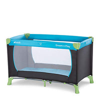 Thumbnail for hauck Kinderreisebett Dream N Play ab Geburt bis 15 kg, Klein Zusammenklappbar inkl. Tragetasche und Faltboden, Liegefläche 120 x 60 cm (Water Blue) im Sale
