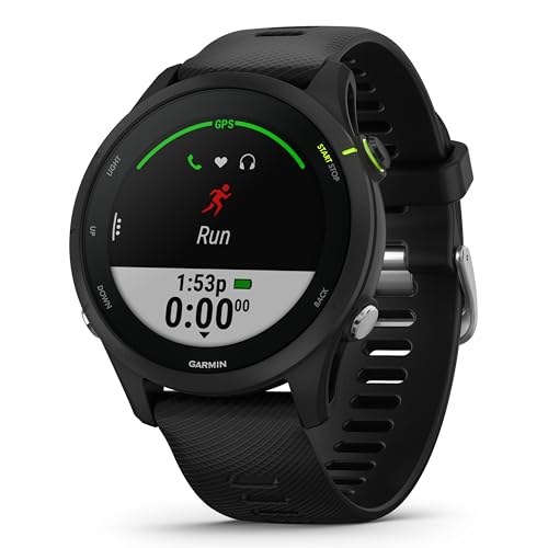 Garmin Forerunner 255 Music – GPS running watch with personalized training plans, dedicated running features, and detailed training analysis. 1.1" &amp; 1.3" color display, up to 14 days of battery life, on sale