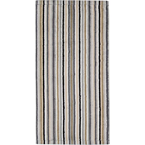 Cawö Home Handtücher Life Style Streifen 7048 Kiesel - 37 Handtuch 50x100 cm im Sale