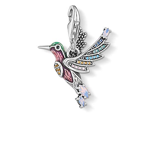 Thomas Sabo Damen Charm-Anhänger Kolibri bunt 925 Sterling Silber 1826-845-7 im Sale