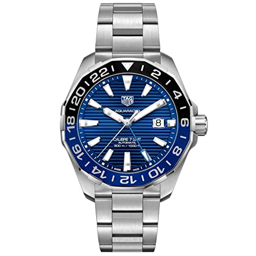TAG Heuer orologio Aquaracer GMT 43 mm Calibre 7 blau automatico Acciaio WAY201T.BA0927, Modern im Sale