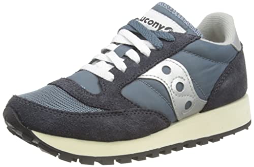 Saucony Jazz Original Vintage Herren Sportschuhe, Blue Navy Silver, 43 EU im Sale