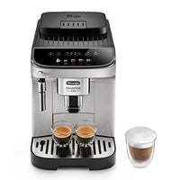 Thumbnail for De'Longhi Magnifica Evo ECAM 292.33.SB fully automatic coffee machine with milk frother, 5 direct selection buttons for espresso, coffee, and coffee specialties, intuitive control panel, 2-cup function, silver/black on sale