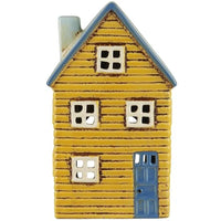 Thumbnail for IB Laursen Lichthaus THORSHAVN für Teelicht Gelb 18 cm Haus für Teelicht Keramik im Sale