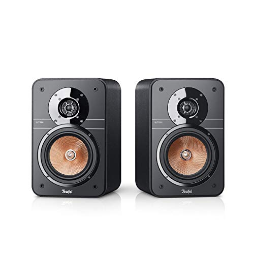 Teufel Ultima 20 - HiFi bookshelf speaker, compact &amp; powerful, phase plug, precise sound, 2-way system, bass reflex design - black on sale