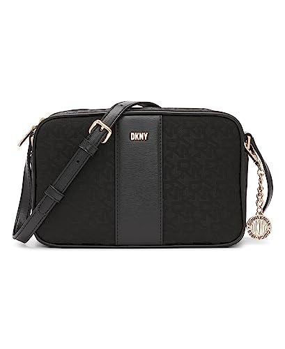 DKNY Women's Bryant Camera Bag Crossbody, Black Logo/Black on sale