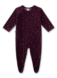 Thumbnail for Sanetta Mädchen-Strampler Rot aus Nicki | Praktischer und bequemer Strampler aus Baumwoll-Nicki für Mädchen. Baby Overall 056 im Sale