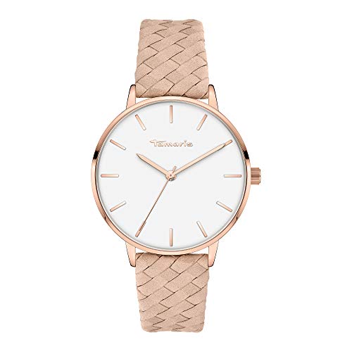 Tamaris women's analog quartz watch with leather strap on sale
