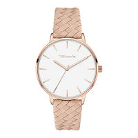 Thumbnail for Tamaris women's analog quartz watch with leather strap on sale