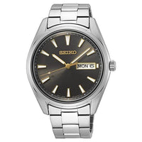 Thumbnail for Seiko Men's Quartz Watch with Stainless Steel Bracelet SUR343P1, Silver on Sale