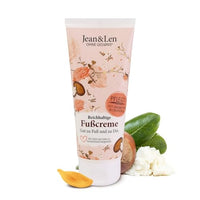 Thumbnail for Jean & Len Fußcreme Sheabutter & Calendula, für trockene & beanspruchte Haut, pflegt intensiv & verleiht geschmeidige Füße, Rosmarin & Ingwer Duft, Foot Cream, ohne Parabene & Silikone, vegan, 100 ml
