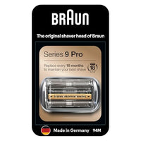 Thumbnail for Braun Series 9 Pro electric shaver shaving head, ORIGINAL replacement shaving head from the manufacturer, suitable for Braun men's shaver Series 9 Pro, 94M, chrome, 1 pack on sale