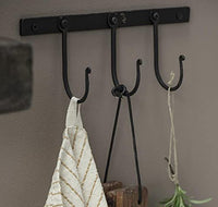 Thumbnail for IB Laursen Hakenleiste Garderobe 3 Haken schwarz Eisen Antik Vintage Landhaus Nordic Skandinavisch im Sale