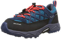 Thumbnail for Salewa JR Wildfire Waterproof Chaussures de Randonnée Basses, Caneel Bay/Fluo Coral, 33 EU on sale