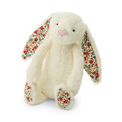 Blossom Bashful Bunny Cream Kuscheltier 18 cm, Jellycat im Sale