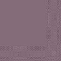 Thumbnail for Duni Hochzeits-Servietten 3lagig, Uni lila - plum, 40 x 40 cm, 250 Stück