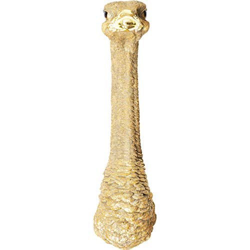 Kare Design Wall Decoration Ostrich, Gold, Wall Decoration, Decorative Object, Ostrich, Living Room Decoration 72x19x25 cm (H/W/D) on Sale
