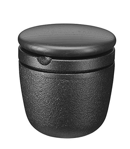 SKEPPSHULT Kräutermühle, Holz, black, small im Sale