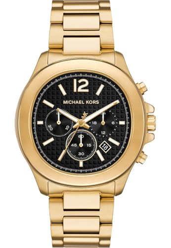 Michael Kors Herren-Uhren Analog Quarz One Size Gold 32029427 im Sale